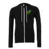 Unisex polycotton fleece full-zip hoodie Thumbnail
