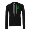 Unisex polycotton fleece full-zip hoodie Thumbnail