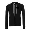 Unisex polycotton fleece full-zip hoodie Thumbnail