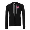 Unisex polycotton fleece full-zip hoodie Thumbnail