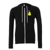 Unisex polycotton fleece full-zip hoodie Thumbnail