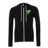 Unisex polycotton fleece full-zip hoodie Thumbnail