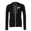Unisex polycotton fleece full-zip hoodie Thumbnail
