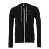 Unisex polycotton fleece full-zip hoodie Thumbnail